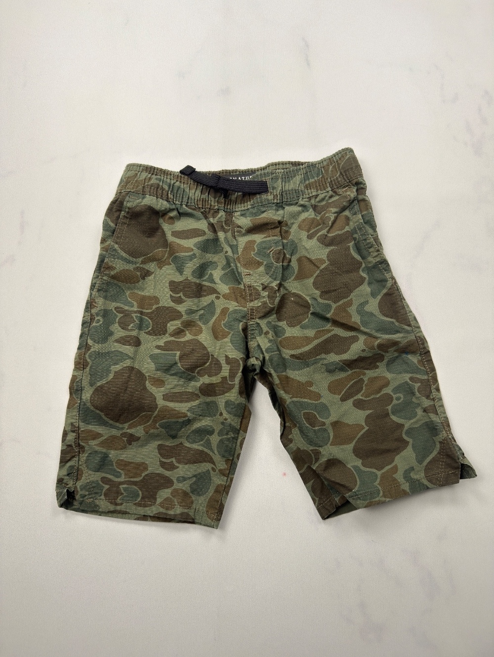 Signature Cargo Shorts Green Camo Print - Boys M